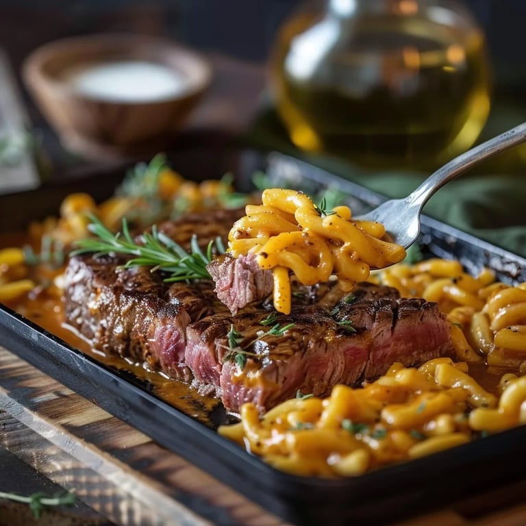 Saftiger Hackfleisch Nudelauflauf