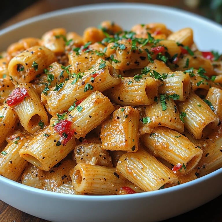 Pasta Cajún de Pollo con Crema de Anacardos: Una Increíble Receta Única