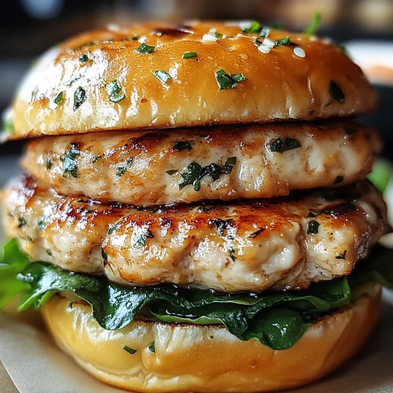 White Cheddar & Spinach Chicken Burgers: The Amazing Ultimate Recipe