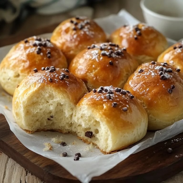Fluffig weiche Schokobrötchen