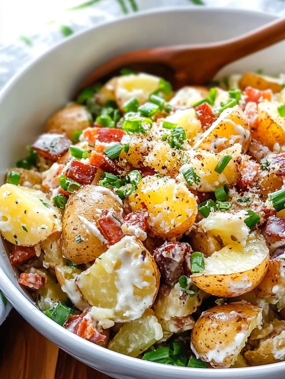 Loaded Potato Salad (a Baked Potato Salad!)