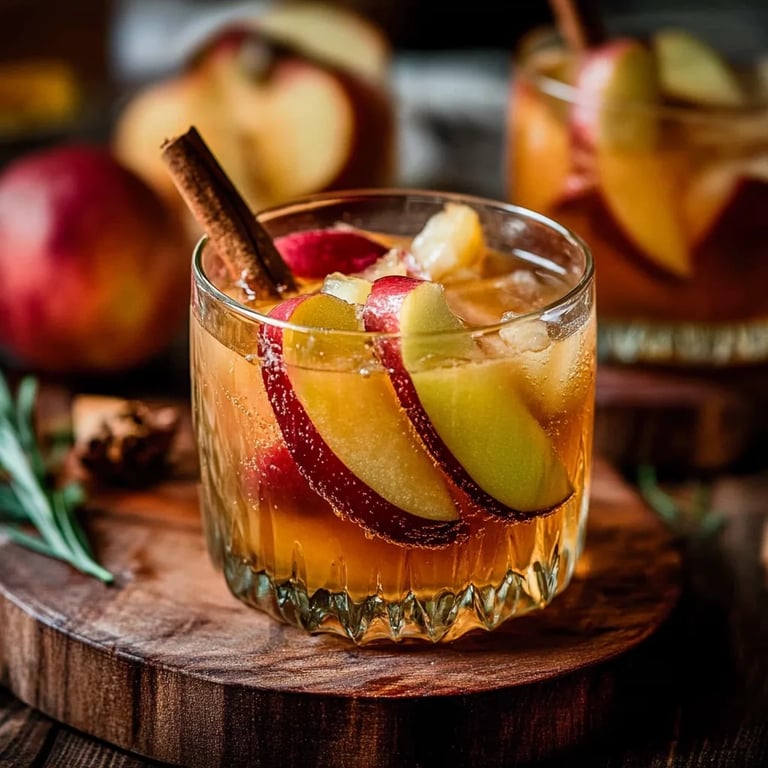Apfel-Birnen-Punsch mit Ingwersirup
