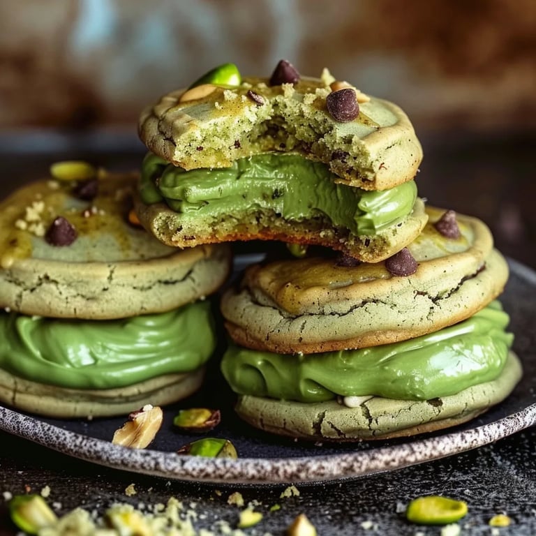 Pistachio Cream Cookies