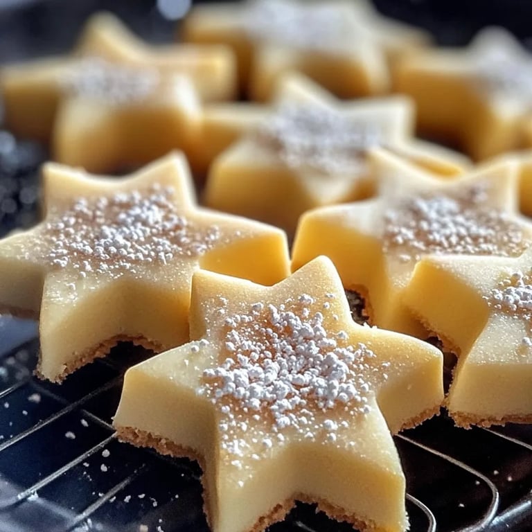 Zarte Zitronensterne