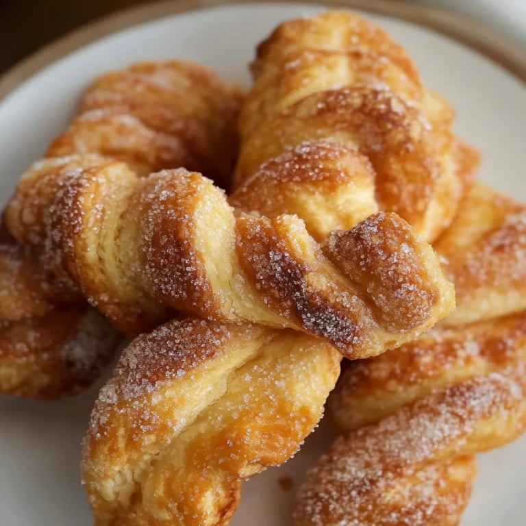 Puff Pastry Cinnamon Sugar Twists
