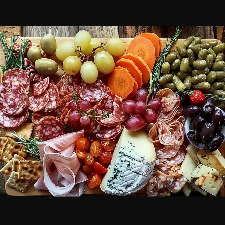 Turkey Shaped Charcuterie Boards