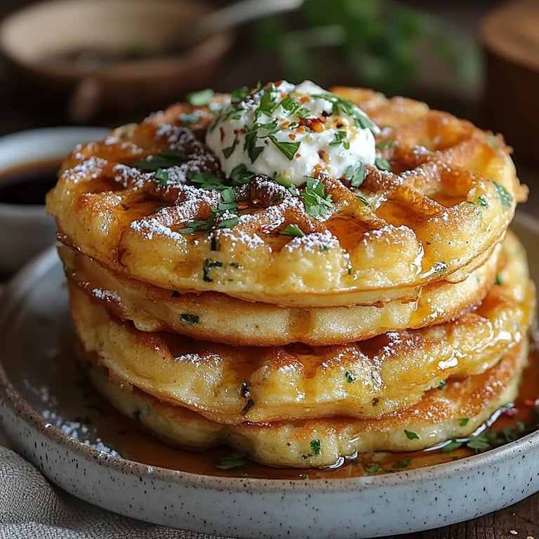 Waffles de Pão de Milho com Cheddar Picante e Jalapeño: Um Guia Incrível e Definitivo