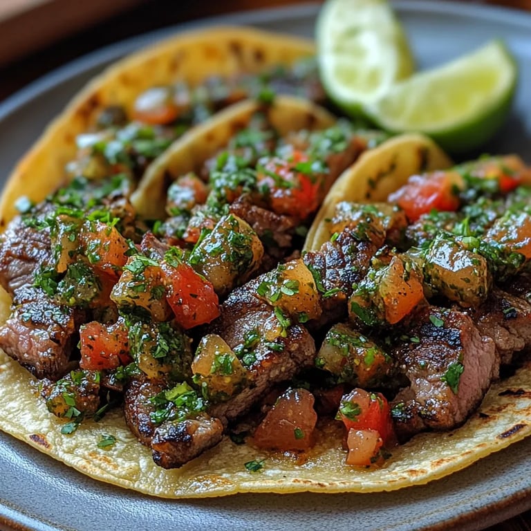 Tacos de Bistec a la Parrilla con Salsa de Aguacate: Una Increíble Receta Última