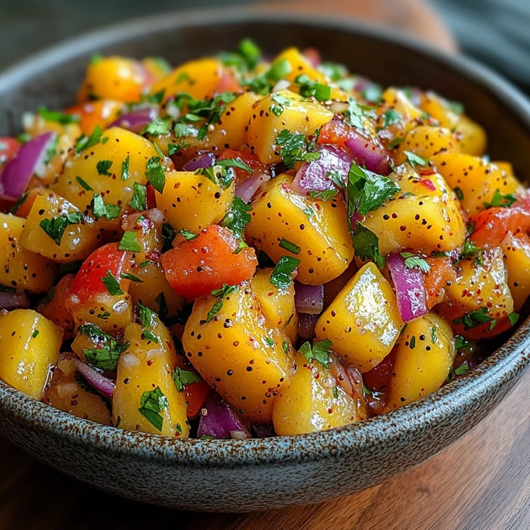 Ensalada Tailandesa de Mango Dulce y Picante: Una Increíble Receta Esencial