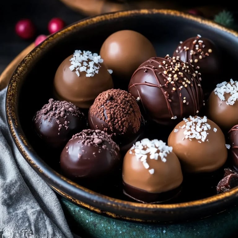 Spekulatius Kugeln - Pralinen für Weihnachten