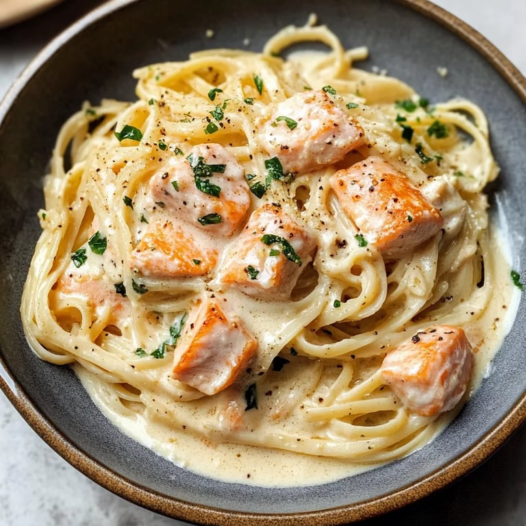 Massa com Salmão e Molho Cremoso de Alho: Uma Receita Incrível e Definitiva