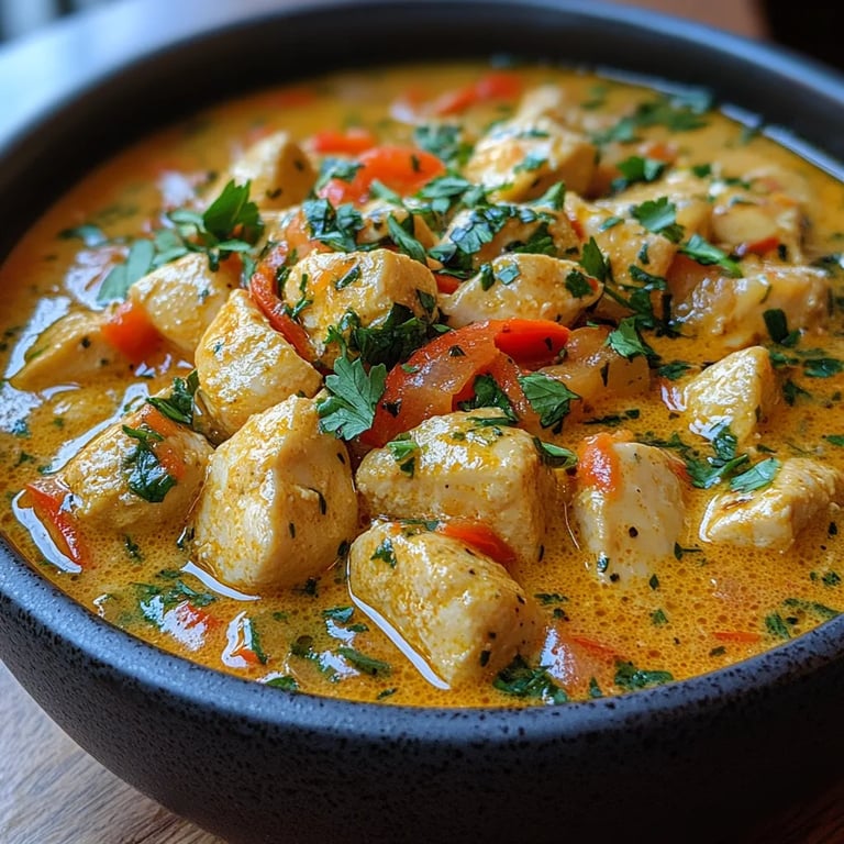 Curry Verde Tailandés de Pollo con Coco: Una Increíble Receta Última