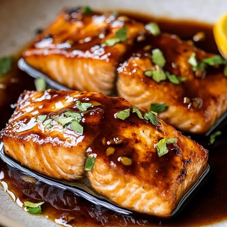 Sweet and Savory Brown Sugar Soy Sauce Salmon