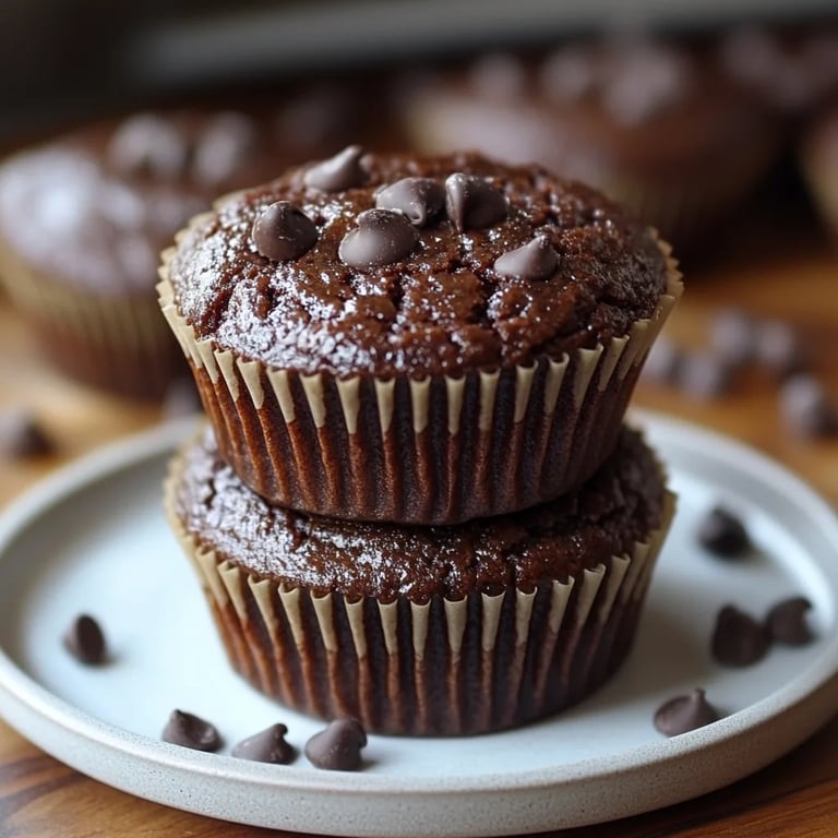 Muffins Saludables de Chocolate con Calabacín y Proteína: Una Increíble Receta Última