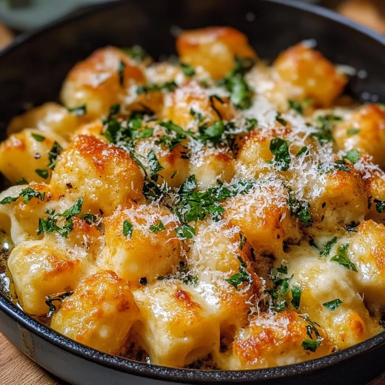 Die besten gebratenen Käse-Brokkoli-Gnocchi