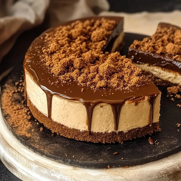 Biscoff-Käsekuchen