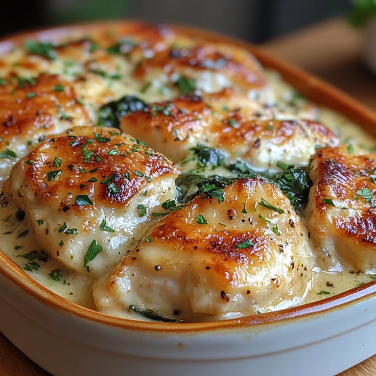 Casserole de Poulet et Épinards : Une Recette Incroyable Ultime