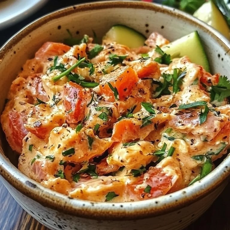 Smoked & Spicy Salmon Dip