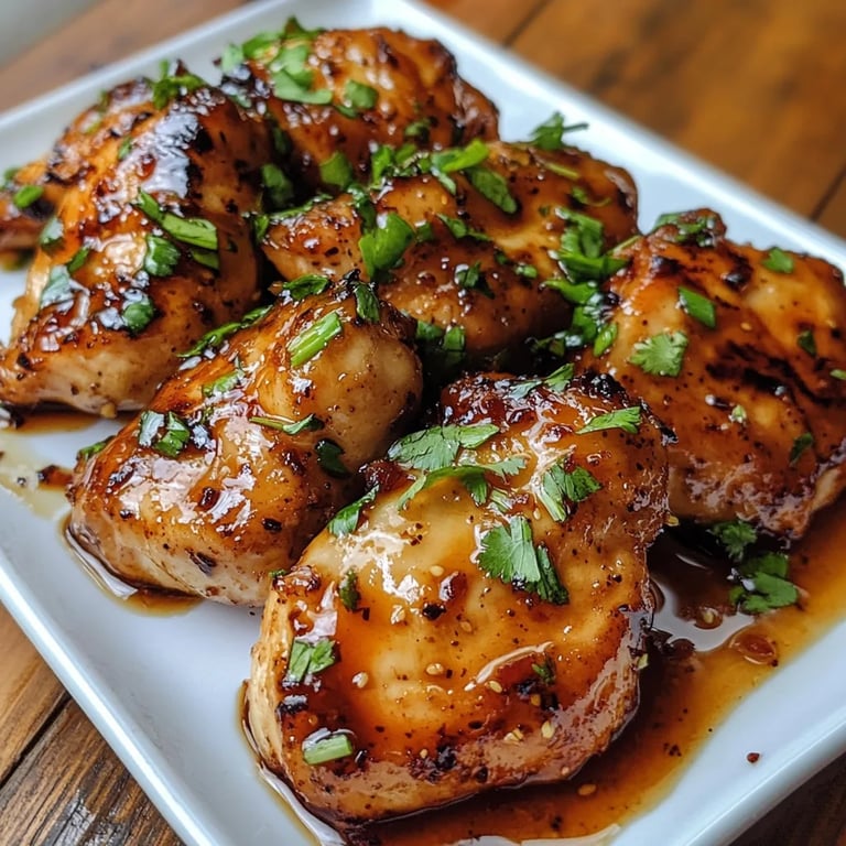 Honig Knoblauch Hähnchen Süß