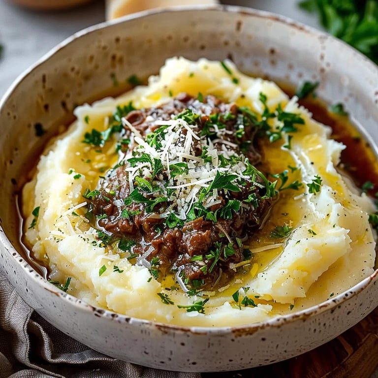 Silky Parmesan Mashed Potatoes