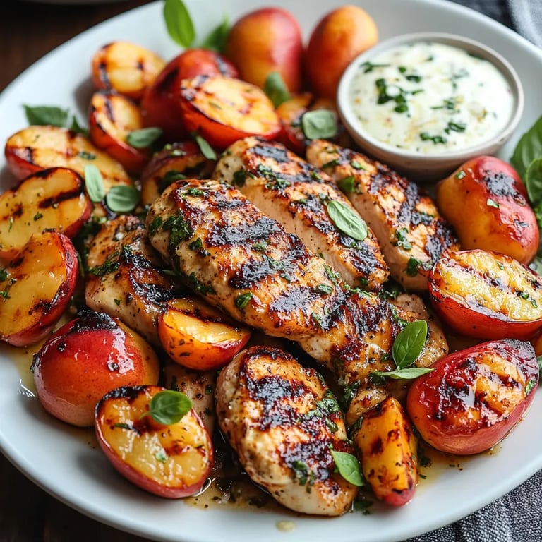 Peach Caprese Grilled Chicken: An Incredible 7-Ingredient Recipe