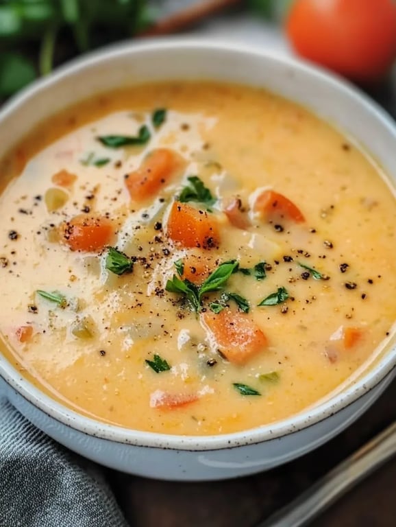 Luscious Tomato Basil Soup