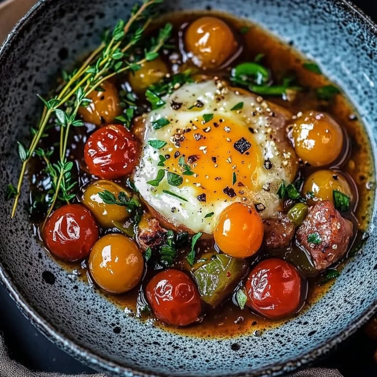 Rosenkohleintopf mit Hackbällchen