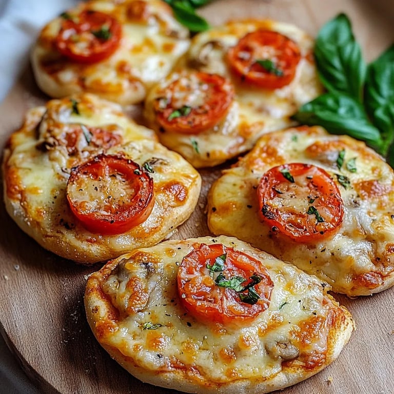 Einfache Pizzabrötchen vegetarisch