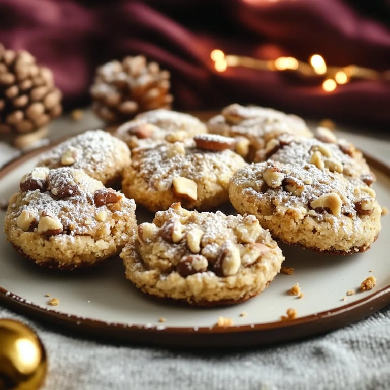 Haselnuss-Nougat-Plätzchen
