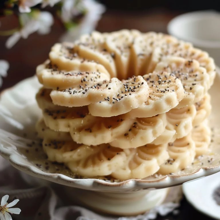 Mohn Marzipan Kringel