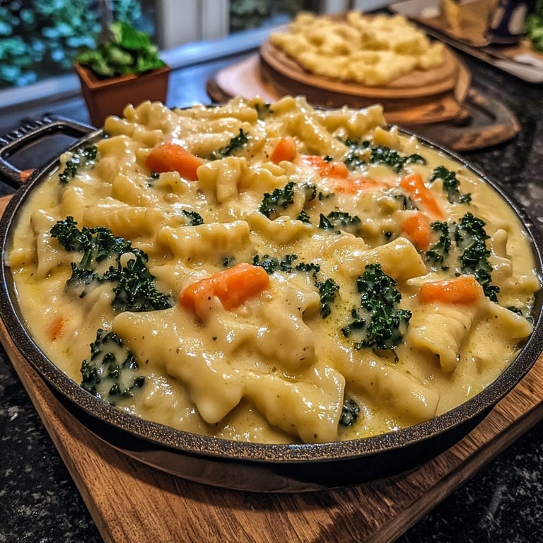 Schnelle-und-Einfache One-Pot-Pasta mit Wintergemüse