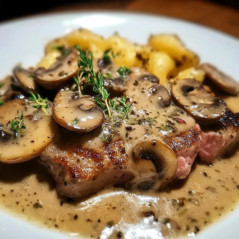 Lomo en Salsa de Champiñones: Una Increíble Receta Esencial