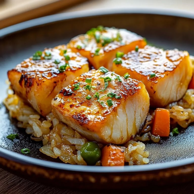 Ein-Topf-Hähnchen und Reis