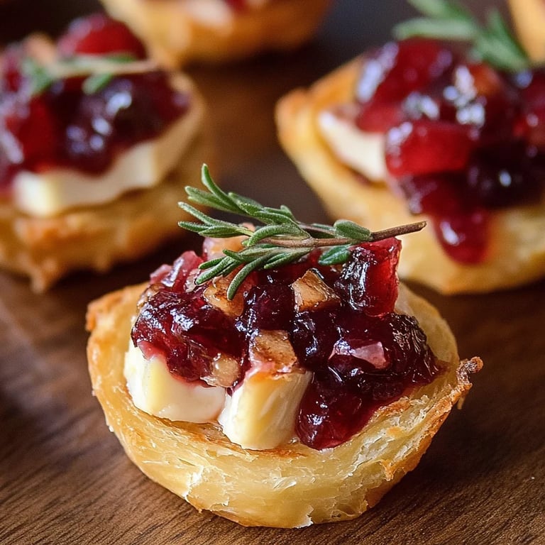 Cranberry Brie Bites