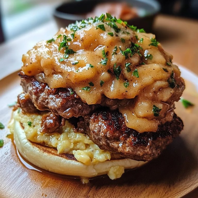 Carnitas de Hamburguesas con Salsa de Champiñones: La Increíble Receta Última