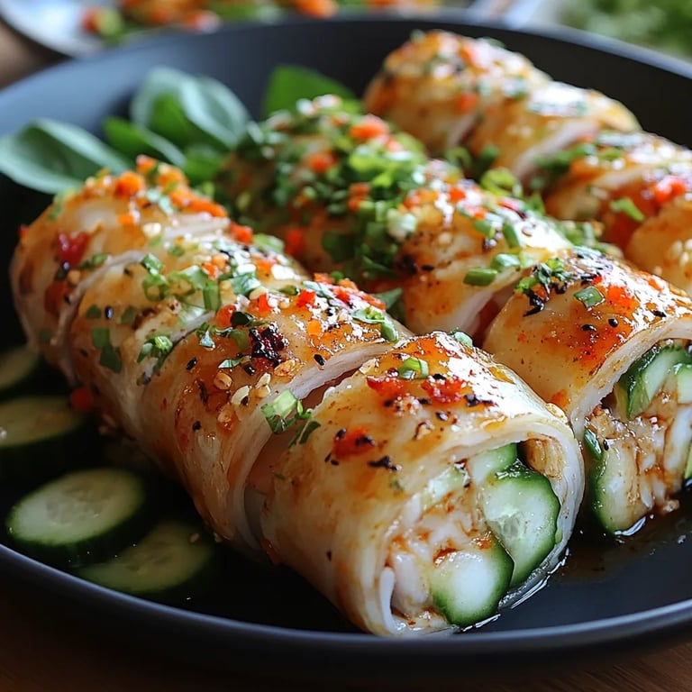 Salade de rouleaux de printemps au poulet : Une Recette Incroyable Ultime