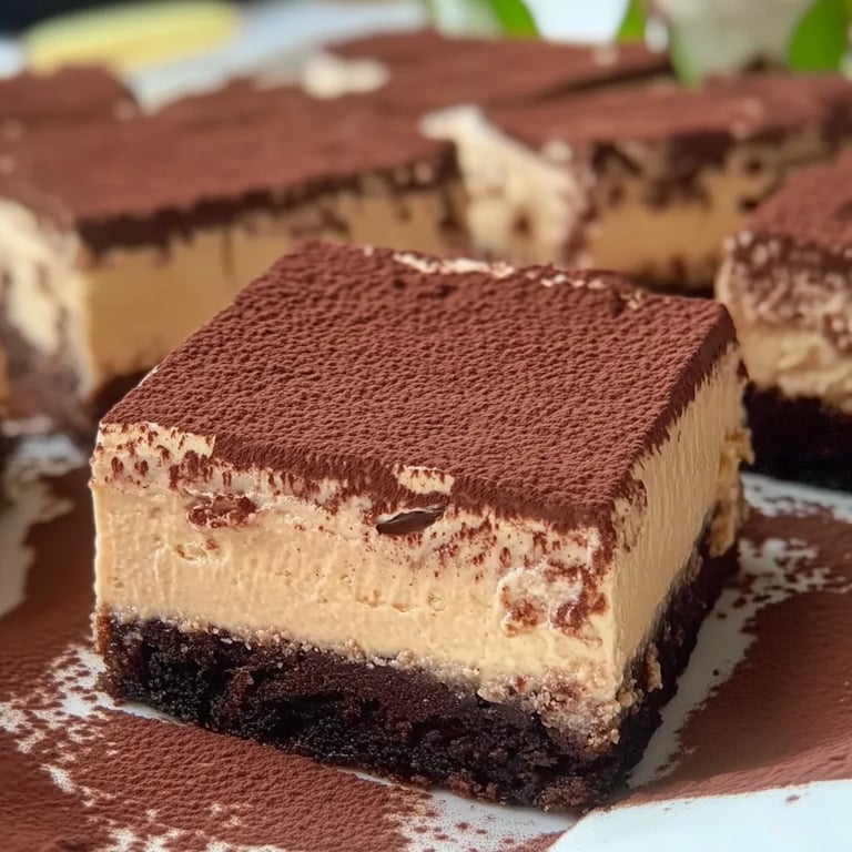 Tiramisu Brownies