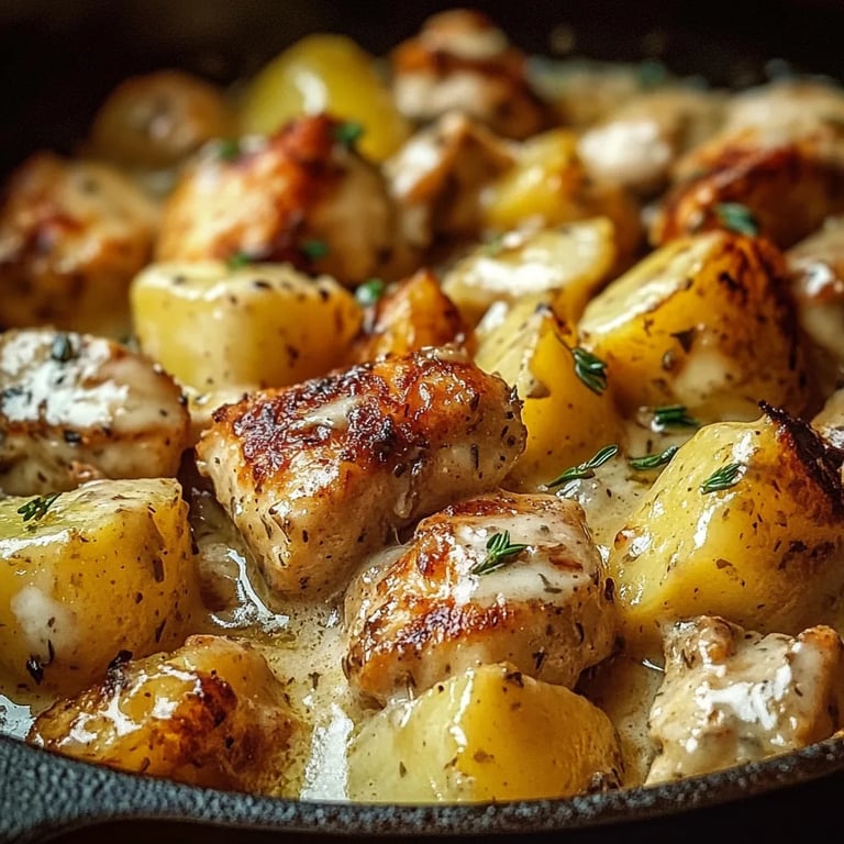 Garlic Parmesan Crockpot Chicken and Potatoes