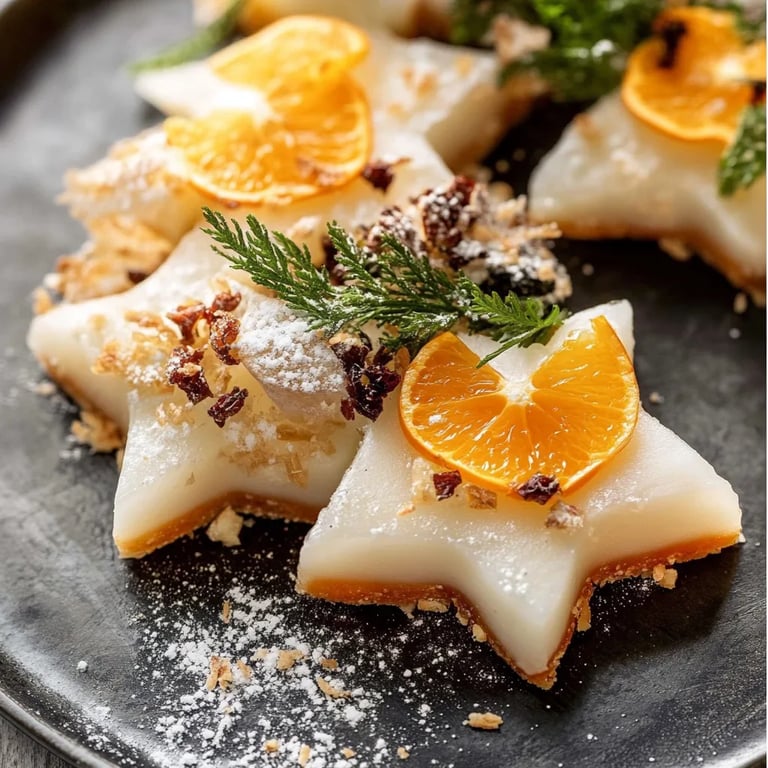 Kokos Orangen Sterne