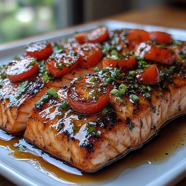 <p>Salmón Glaseado con Balsámico: Una Increíble Receta Última</p>