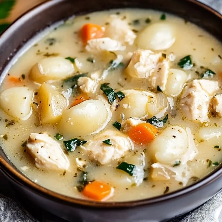 Olive Garden Chicken Gnocchi Soup Recipe