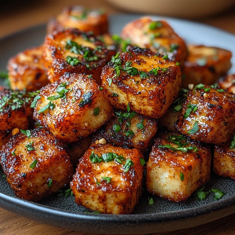 Pedaços de Tofu Crocante Cajun: Uma Receita Incrível e Imperdível