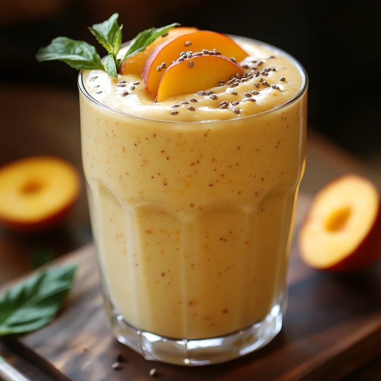 Batido Proteico Cremoso de Durazno: La Increíble Receta Esencial
