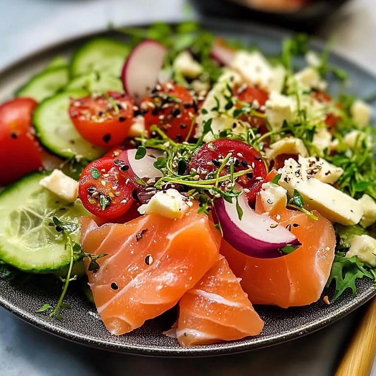Smoked Salmon Salad