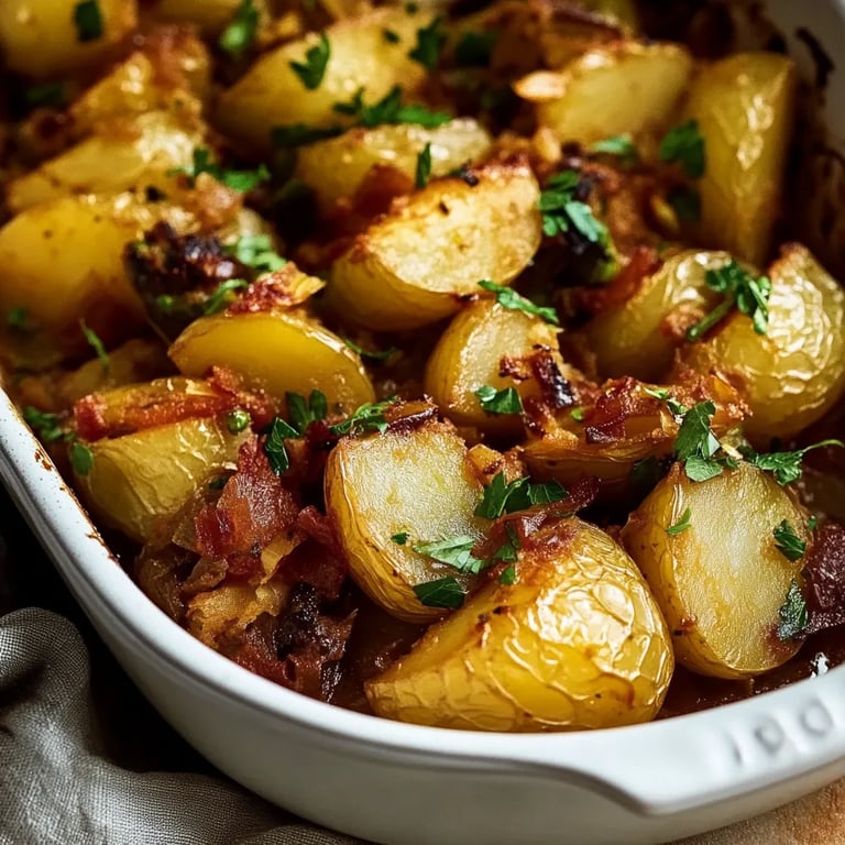 Rosenkohl Pfanne mit Kartoffeln