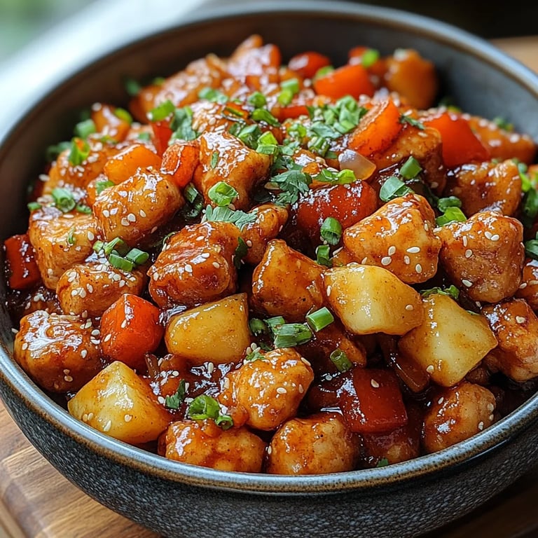 Süß-saures Hähnchen aus der Heißluftfritteuse: Ein Unglaubliches Ultimatives Rezept für 4 Personen