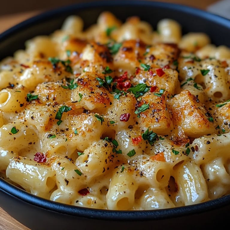 Macarrão com Queijo e Frango ao Mel e Pimenta: Uma Receita Incrível e Definitiva