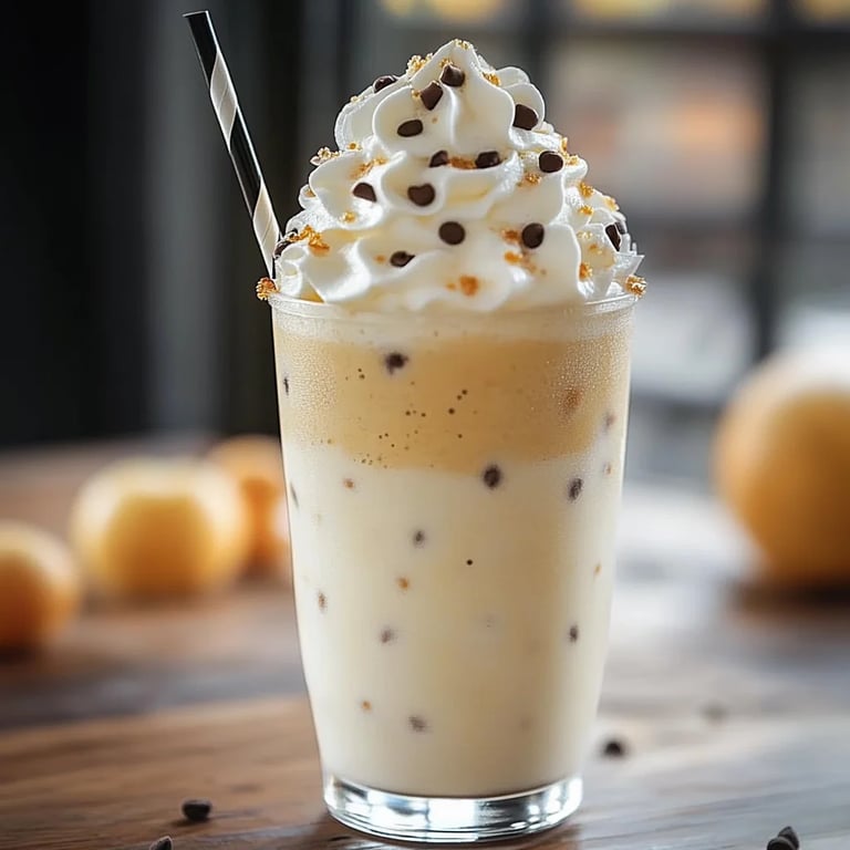 Geisterhafter Vanille-Milchshake