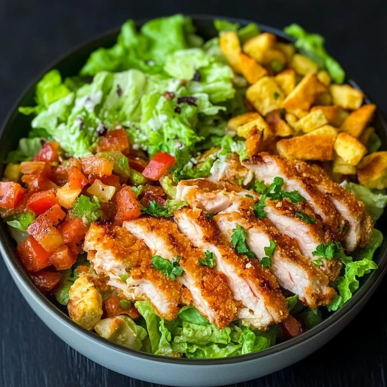 Caesar-Hähnchen-Bowl