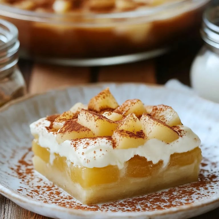 Zimtcreme mit Bratapfelkompott